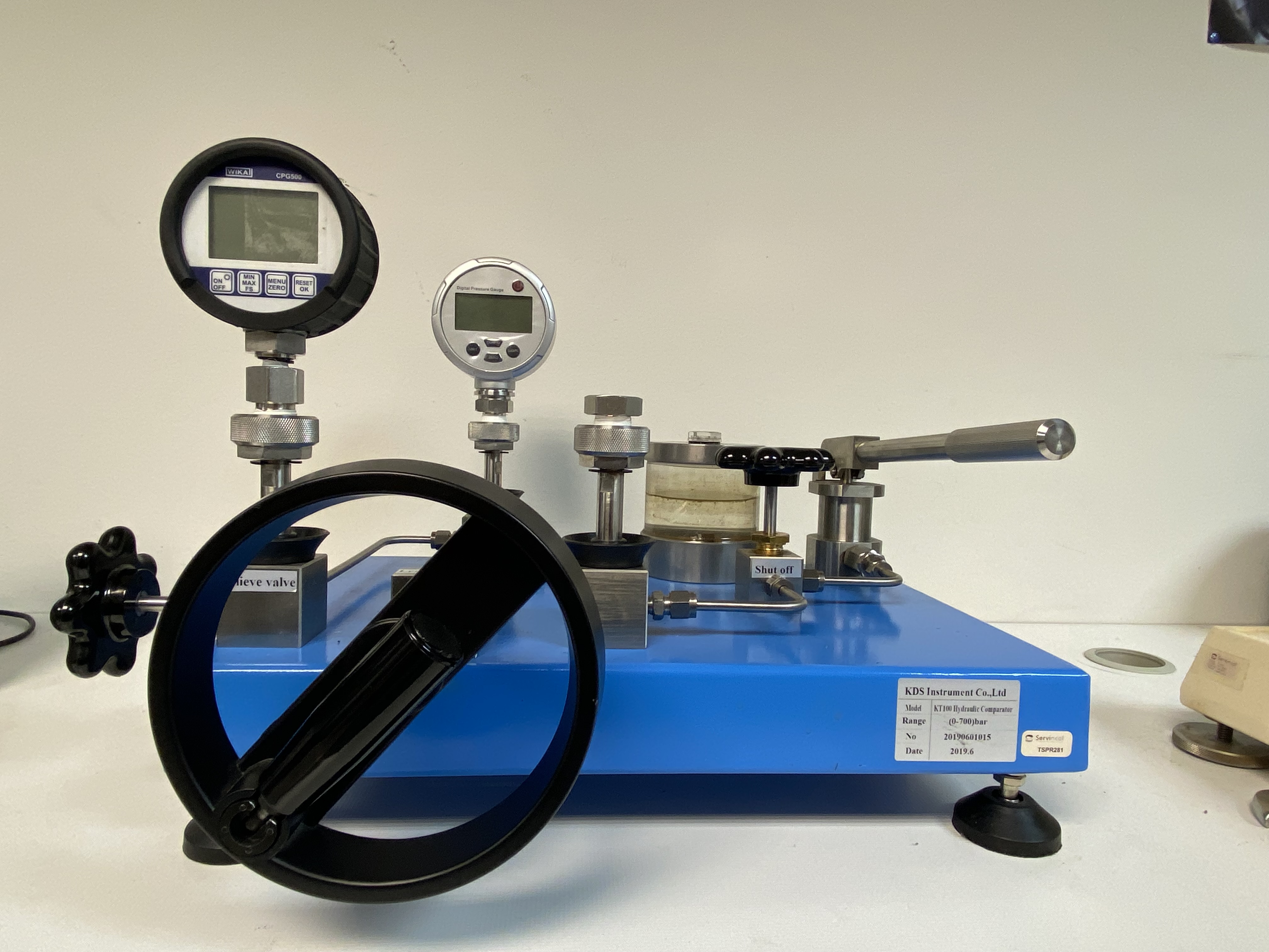 Calibración de presión